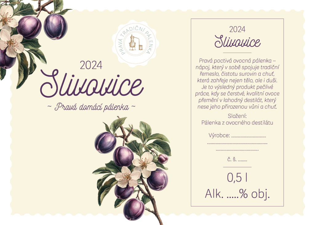 Etiketa Slivovice