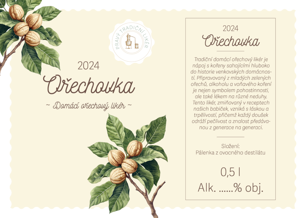 Etiketa Ořechovka